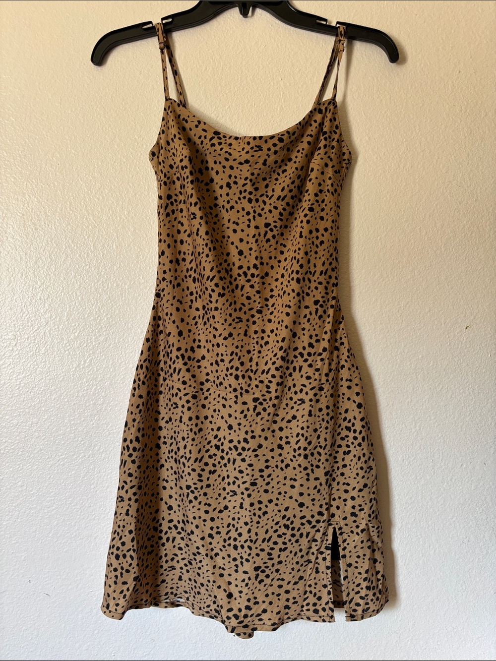 Glassons Leopard Print Cowl Neck Slip Dress